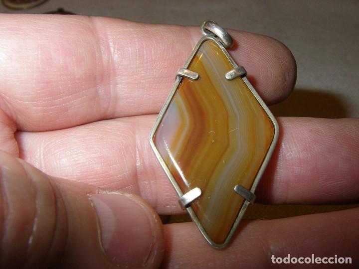Joyeria: Colgante de plata con agata. - Foto 3