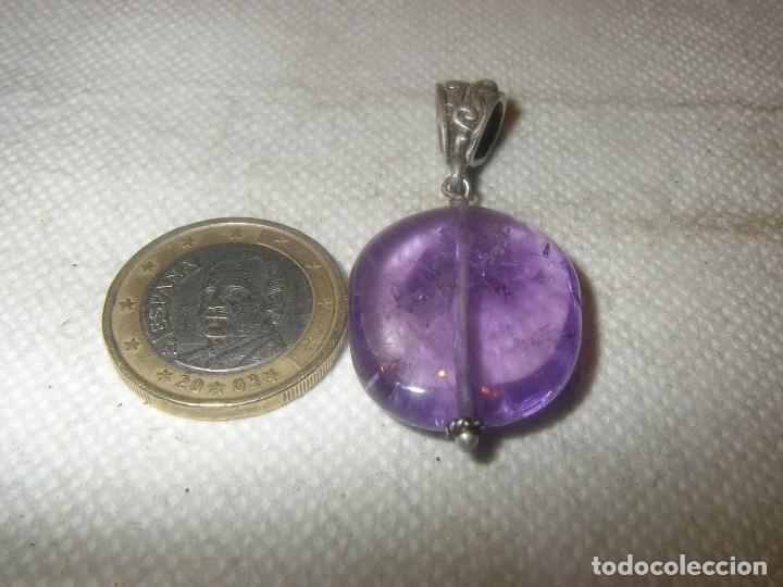 Joyeria: Colgante de plata y amatista. - Foto 1