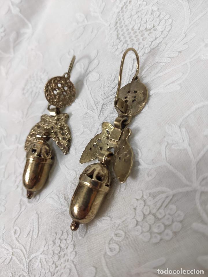 Joyeria: Pendientes de bellota. Indumentaria tradicional. - Foto 9