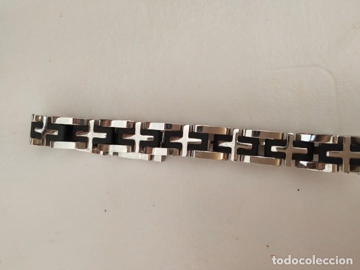 Joyeria: Pulsera acero y caucho - Foto 2