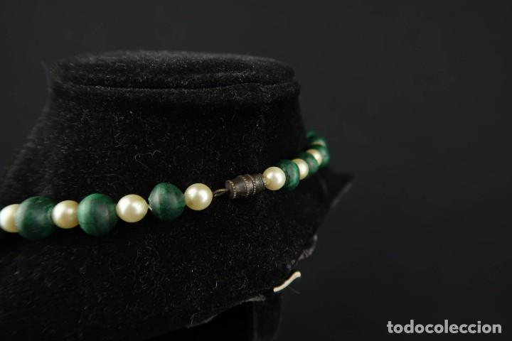Joyeria: Antiguo Collar Malaquita - Foto 6