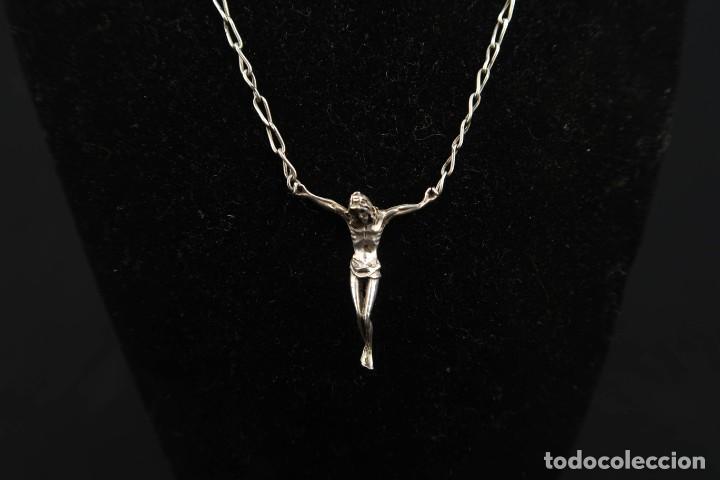 Joyeria: Antigua cadena con Cristo de Plata - Foto 2