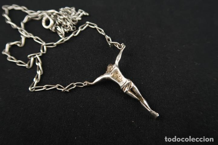 Joyeria: Antigua cadena con Cristo de Plata - Foto 5
