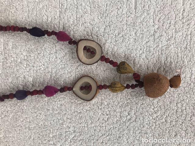 Joyeria: Collar egipcio elaborado con huesos y semillas - Foto 1