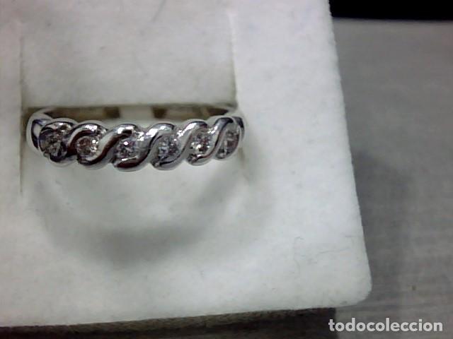 Joyeria: ANILLO ORO BLANCO 18 KL Y DIAMANTES - Foto 5