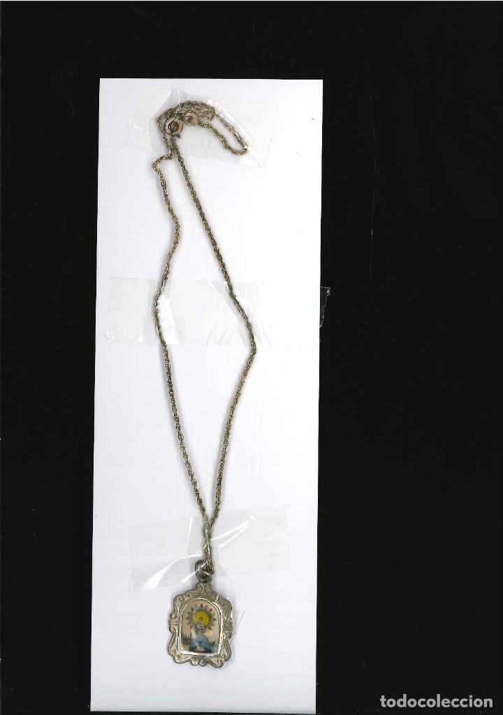 Joyeria: medalla virgen de pilar y cadena plata - Foto 2