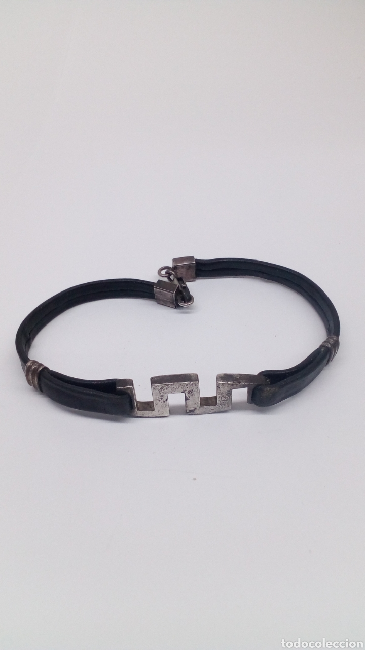 Joyeria: Pulsers de plata y caucho - Foto 1