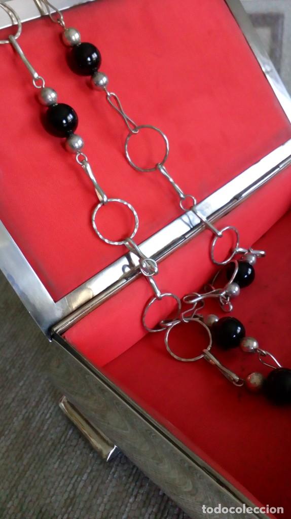 Joyeria: COLLAR DE PLATA Y &Oacute;NIX - Foto 2