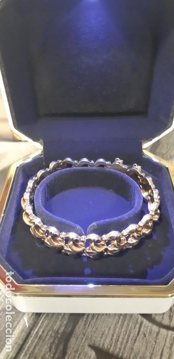 Joyeria: Pulsera de oro maciza de 18 kt - Foto 2