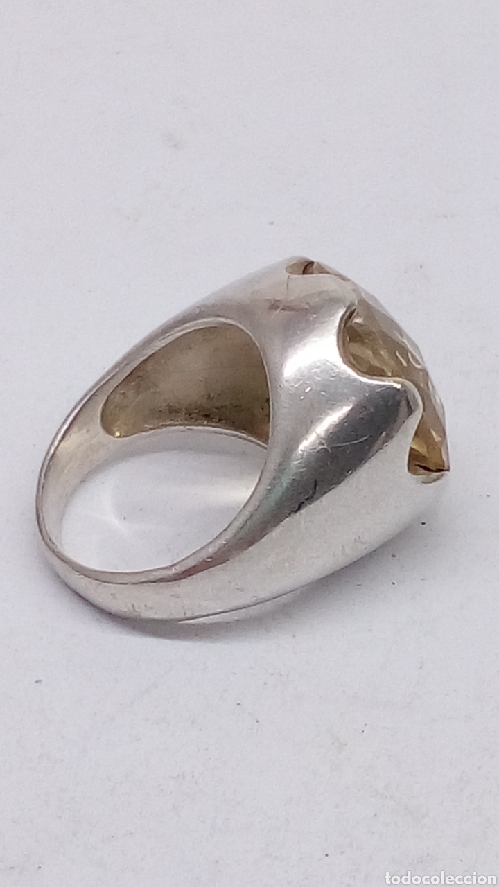 Joyeria: Anillo de plata y citrino/S90 - Foto 3