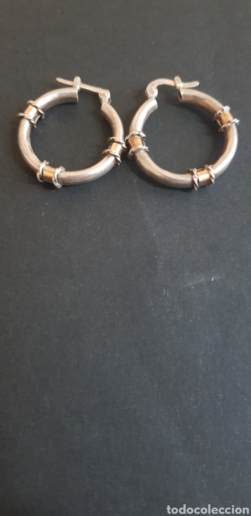 Joyeria: #571 PENDIENTES ARO DE PLATA DE LEY 925 2,5CM - Foto 1