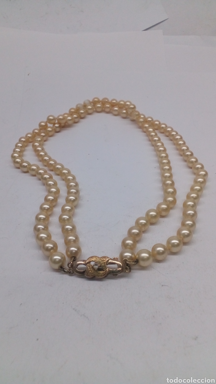 Joyeria: Collar de perlas cierre plata - Foto 1