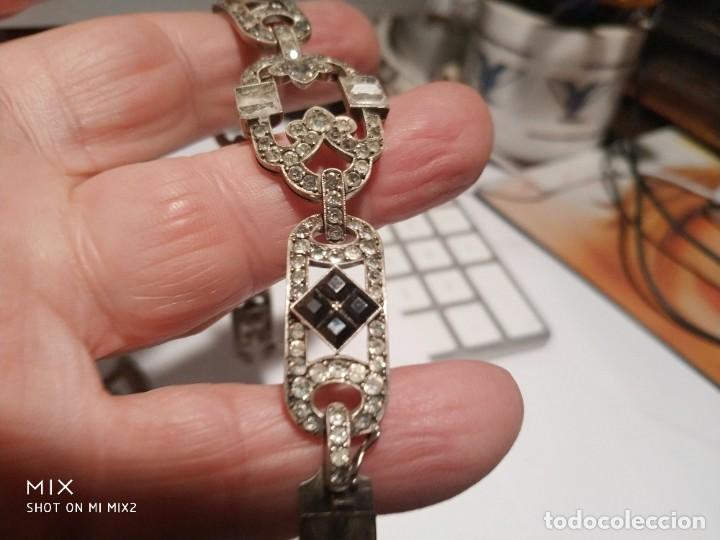 Joyeria: IMPORTANTE BROCHE Y PULSO PLATA CONTRASTADA - Foto 6