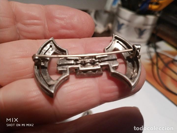 Joyeria: IMPORTANTE BROCHE Y PULSO PLATA CONTRASTADA - Foto 8