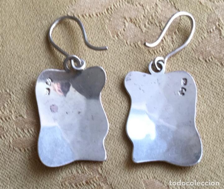 Joyeria: PENDIENTES ORIENTALES PLATA DE LEY Y ESMALTE - Foto 4