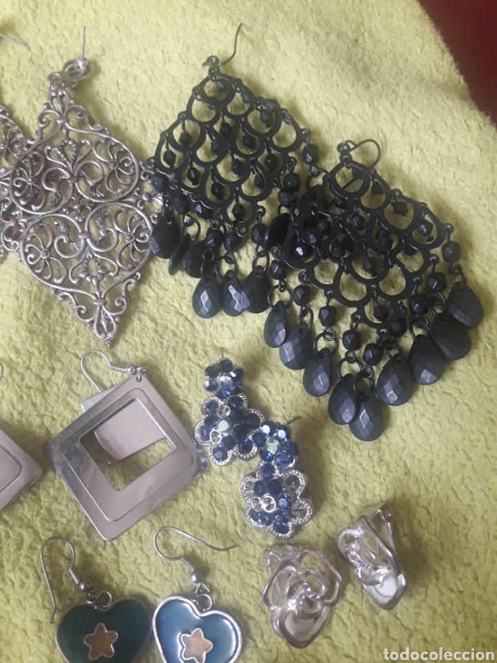 Joyeria: Lote de 9 parejas de pendientes - Foto 4