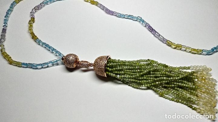 Joyeria: COLLAR LARGO DE MULTIGEMA CON BORLA. - Foto 2