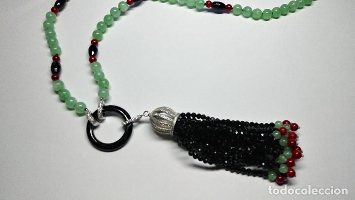 Joyeria: COLLAR DE JADE, &Oacute;NIX Y CORAL. - Foto 2