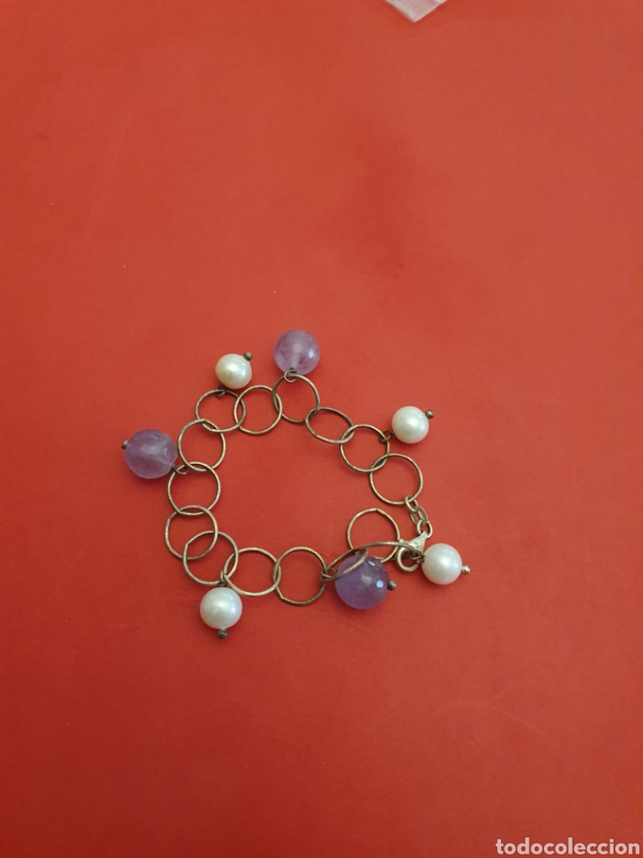 Joyeria: Pulsera Plata.18cm Piedras Naturales. - Foto 1