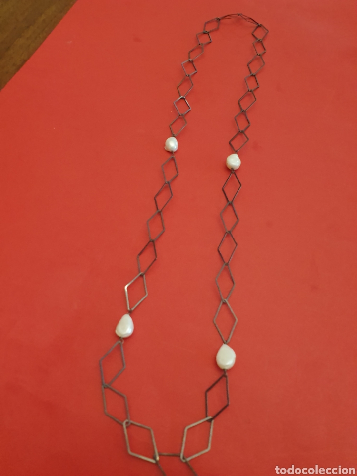 Joyeria: Collar de plata con Piedras Naturales.80cm - Foto 1