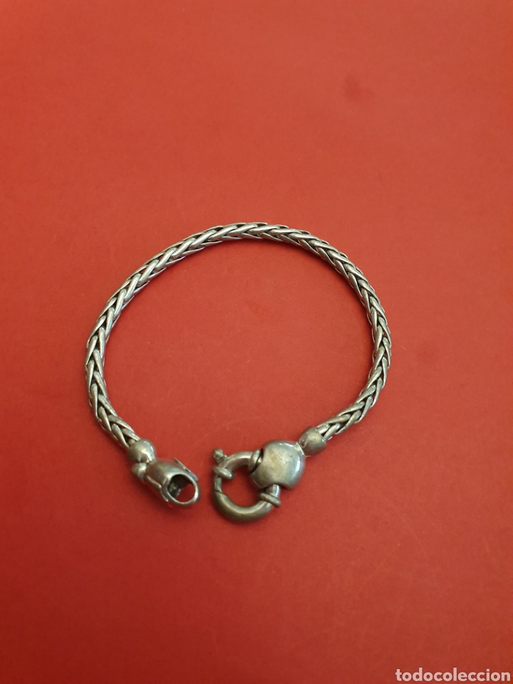 Joyeria: Pulsera de plata con original Pasador. - Foto 1