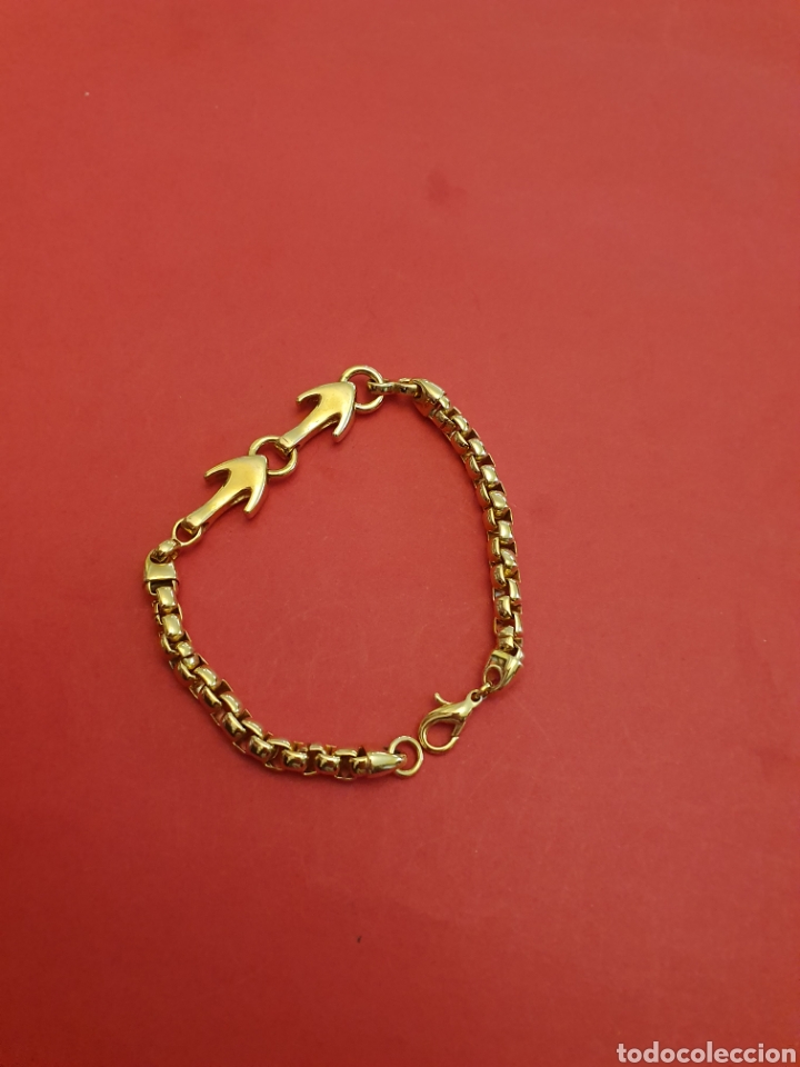 Joyeria: Pulsera de plata con ba&ntilde;o dorado. - Foto 1