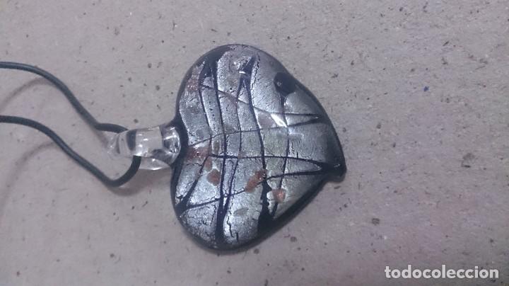 Joyeria: Colgante de cristal (coraz&oacute;n) m50. (murano) - Foto 5