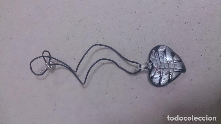 Joyeria: Colgante de cristal (coraz&oacute;n) m50. (murano) - Foto 7