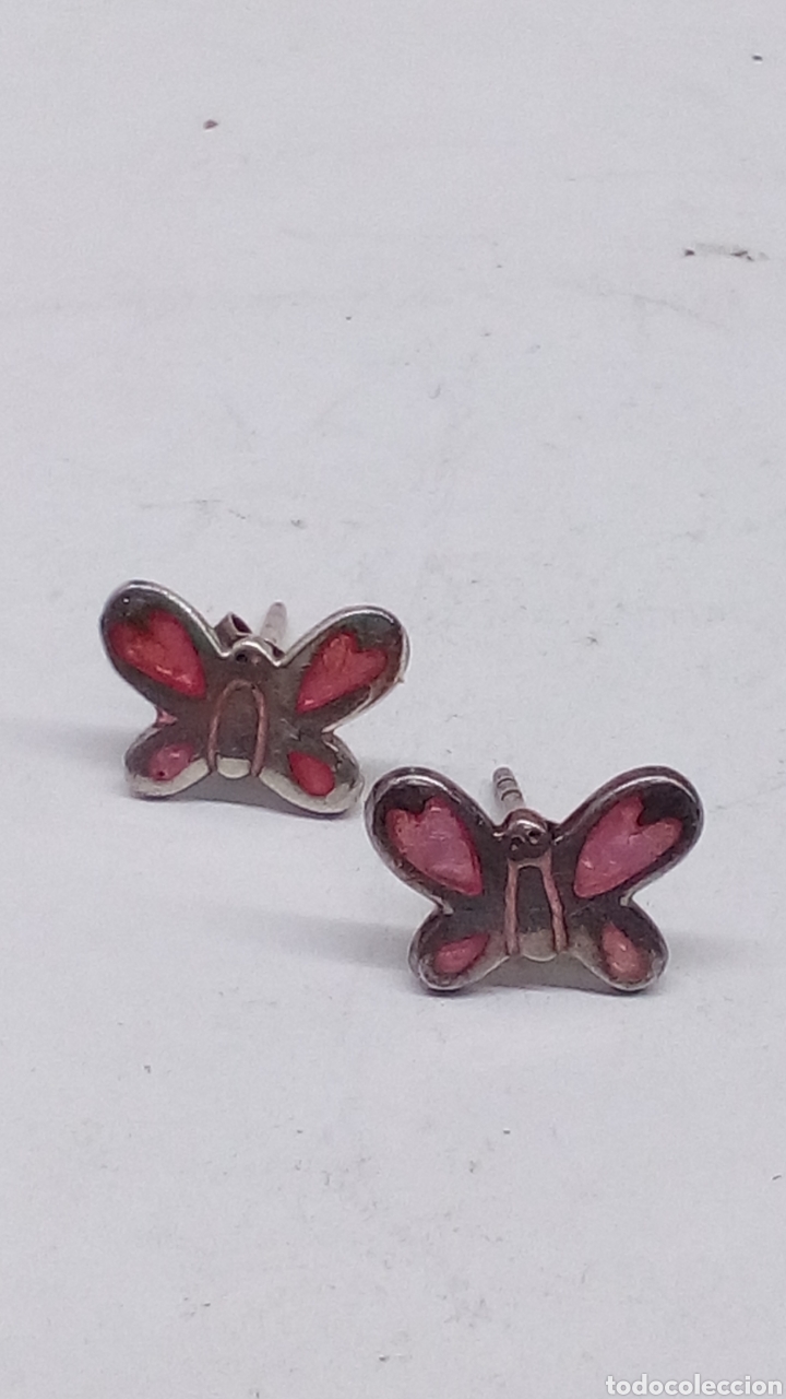 Joyeria: Pendientes de plata y resina/P64 - Foto 1