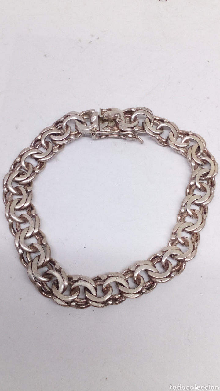 Joyeria: Pulsera de caballero de plata /pul202 - Foto 1