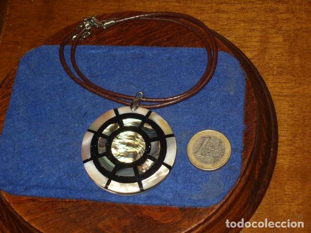 Joyeria: COLGANTE,MEDALLON DE NACAR. - Foto 2