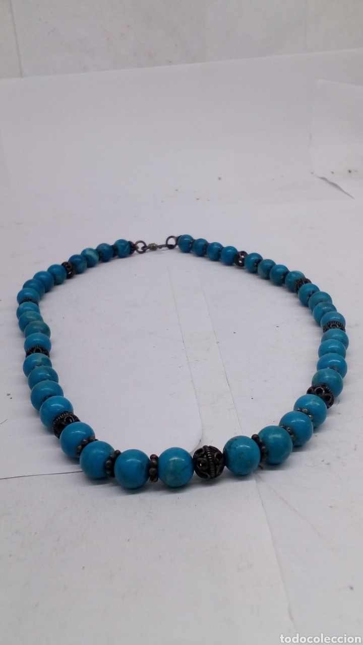Joyeria: Collar de plata y piedra Lapislazuli - Foto 2