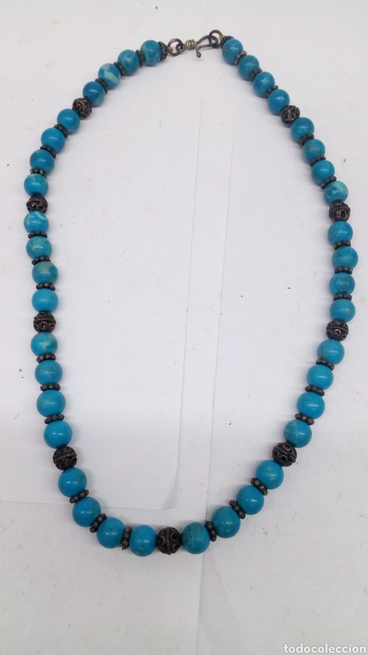 Joyeria: Collar de plata y piedra Lapislazuli - Foto 1