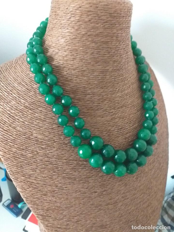 Joyeria: Collar de dos vueltas de &aacute;gatas naturales - Foto 1