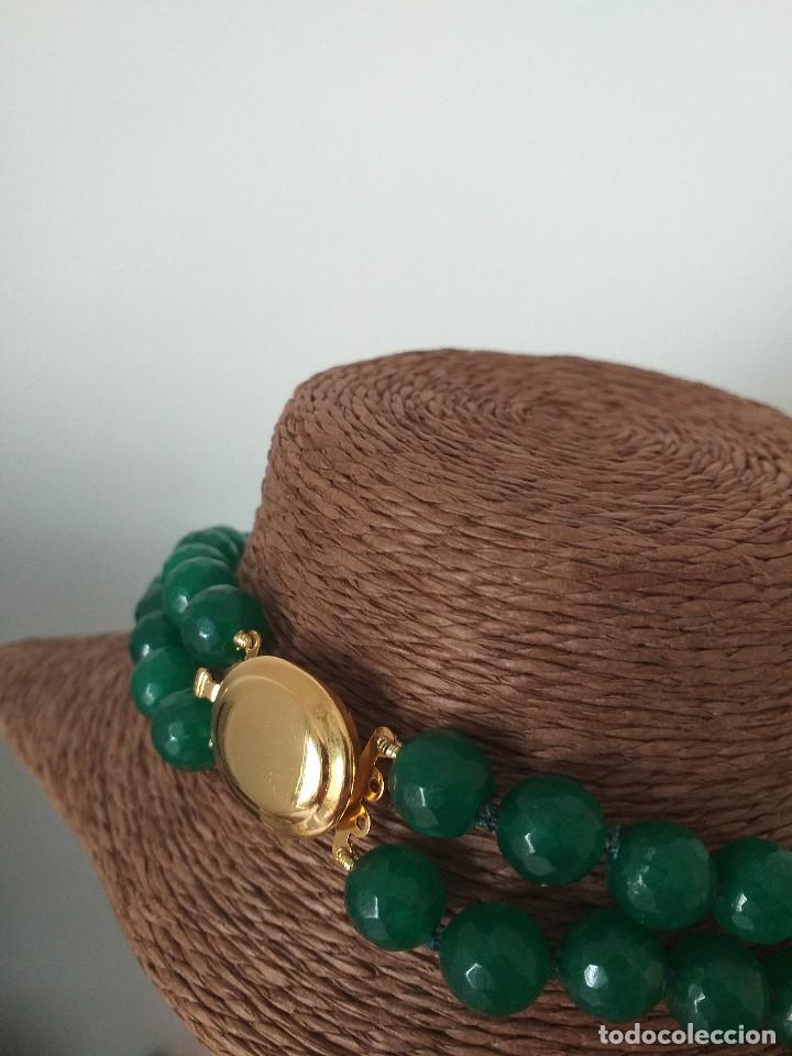 Joyeria: Collar de dos vueltas de &aacute;gatas naturales - Foto 3