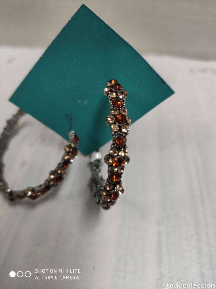 Joyeria: Pendientes fantas&iacute;a 4 cm - Foto 2