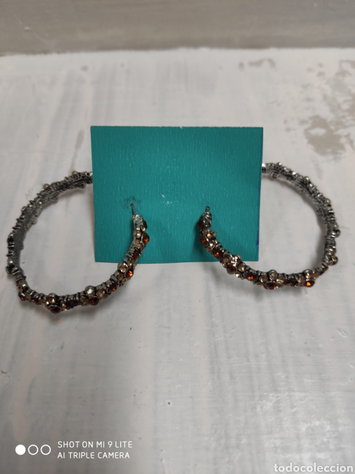 Joyeria: Pendientes fantas&iacute;a 4 cm - Foto 1