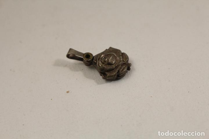 Joyeria: rosa colgante en plata de ley - Foto 3