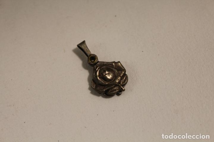 Joyeria: rosa colgante en plata de ley - Foto 4