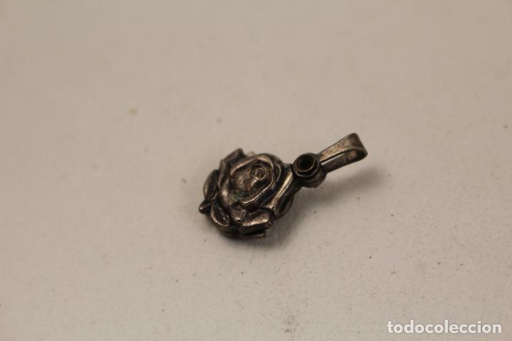Joyeria: rosa colgante en plata de ley - Foto 5