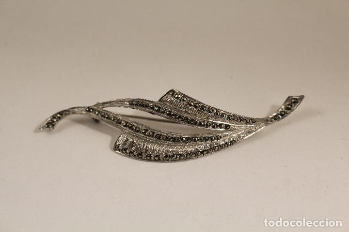 Joyeria: broche de plata con circonitas - Foto 1