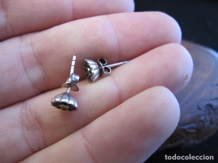 Joyeria: Peque&ntilde;os pendientes en plata de ley. - Foto 4