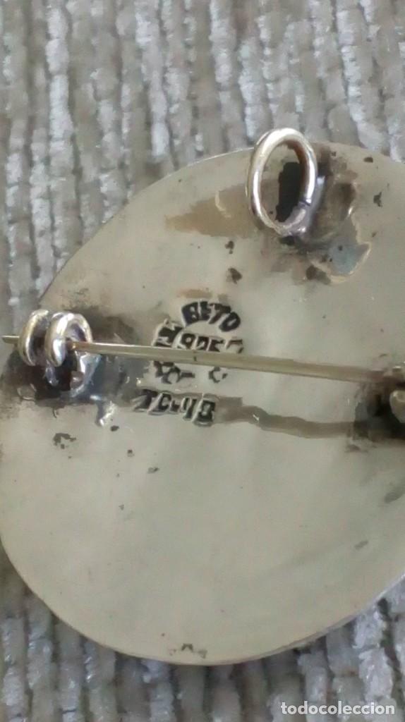 Joyeria: BROCHE DE PLATA Y TURQUESA - Foto 6
