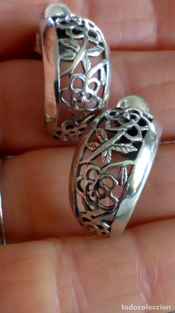 Joyeria: PENDIENTES DE PLATA TROQUELADOS - Foto 2