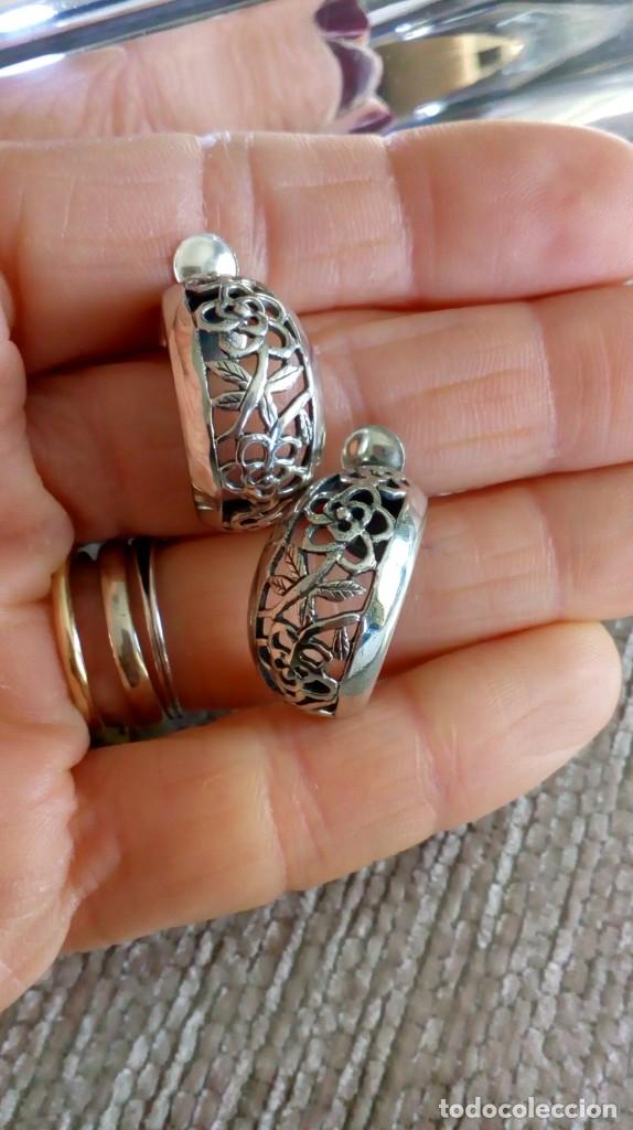 Joyeria: PENDIENTES DE PLATA TROQUELADOS - Foto 3