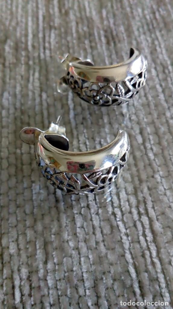 Joyeria: PENDIENTES DE PLATA TROQUELADOS - Foto 4