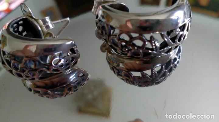 Joyeria: PENDIENTES DE PLATA TROQUELADOS - Foto 5