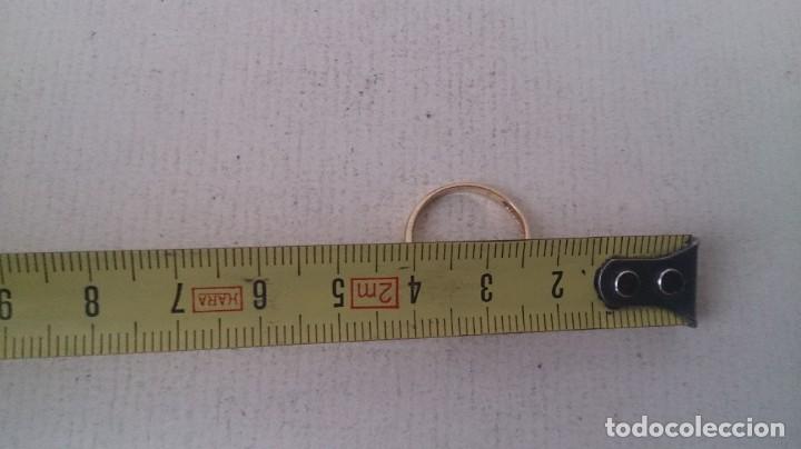 Joyeria: ANILLO DE ORO 18KLTS Y BRILLANTE - Foto 2