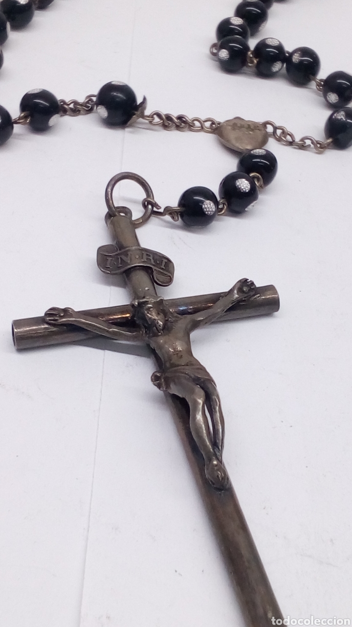 Joyeria: Rosario de plata y onix - Foto 2
