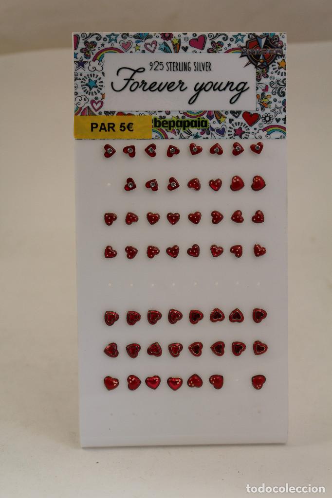 Joyeria: expositor con pendientes de plata de ley - Foto 1